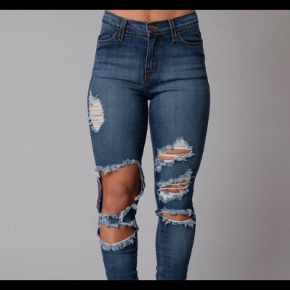 Fashion nova beach bum jeans